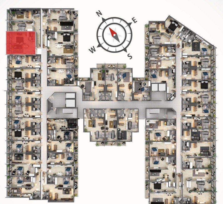 Wohnung in Batumi, Georgien, 52.8 m² - Foto 3