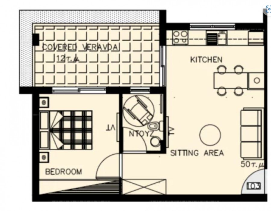 Apartment in Limassol, Cyprus, 62 m² - picture 13