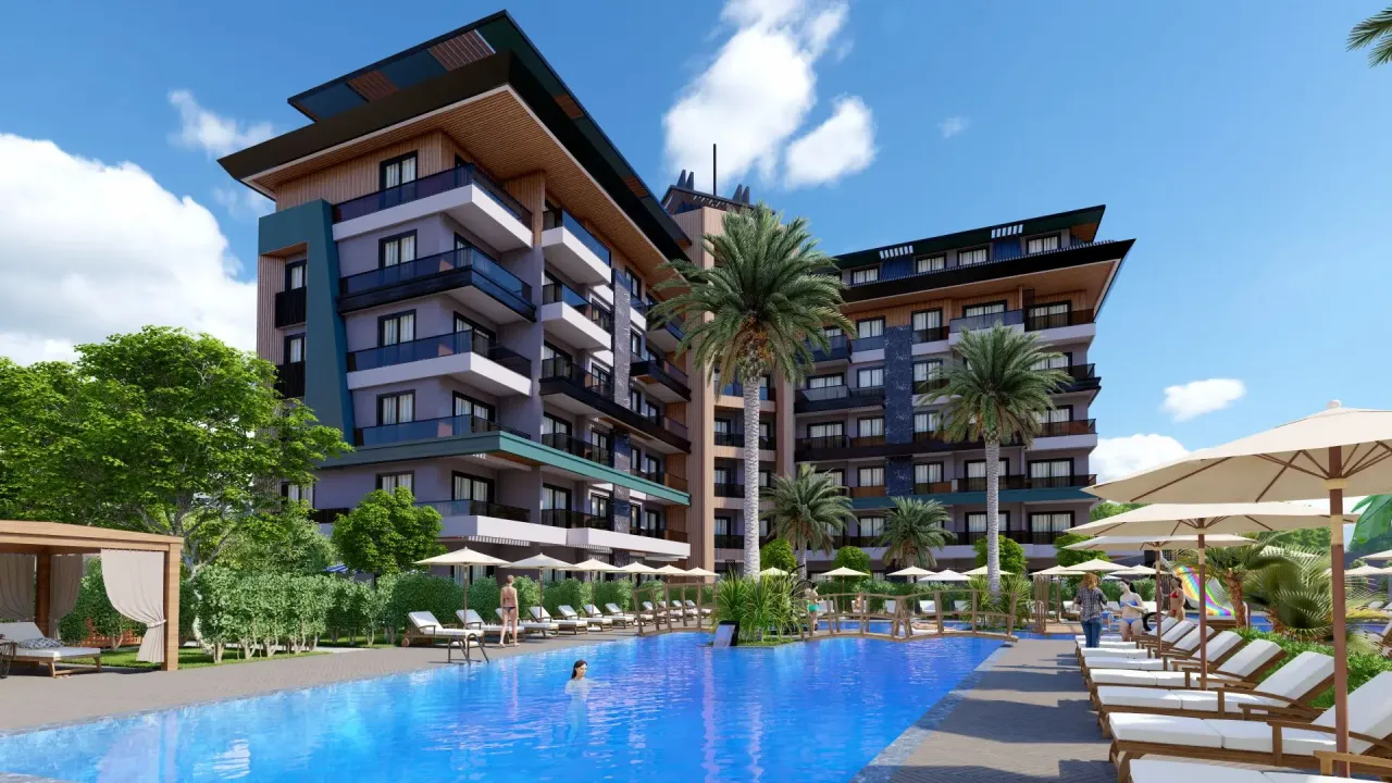 Apartamento en Alanya, Turquia, 58 m² - imagen 1