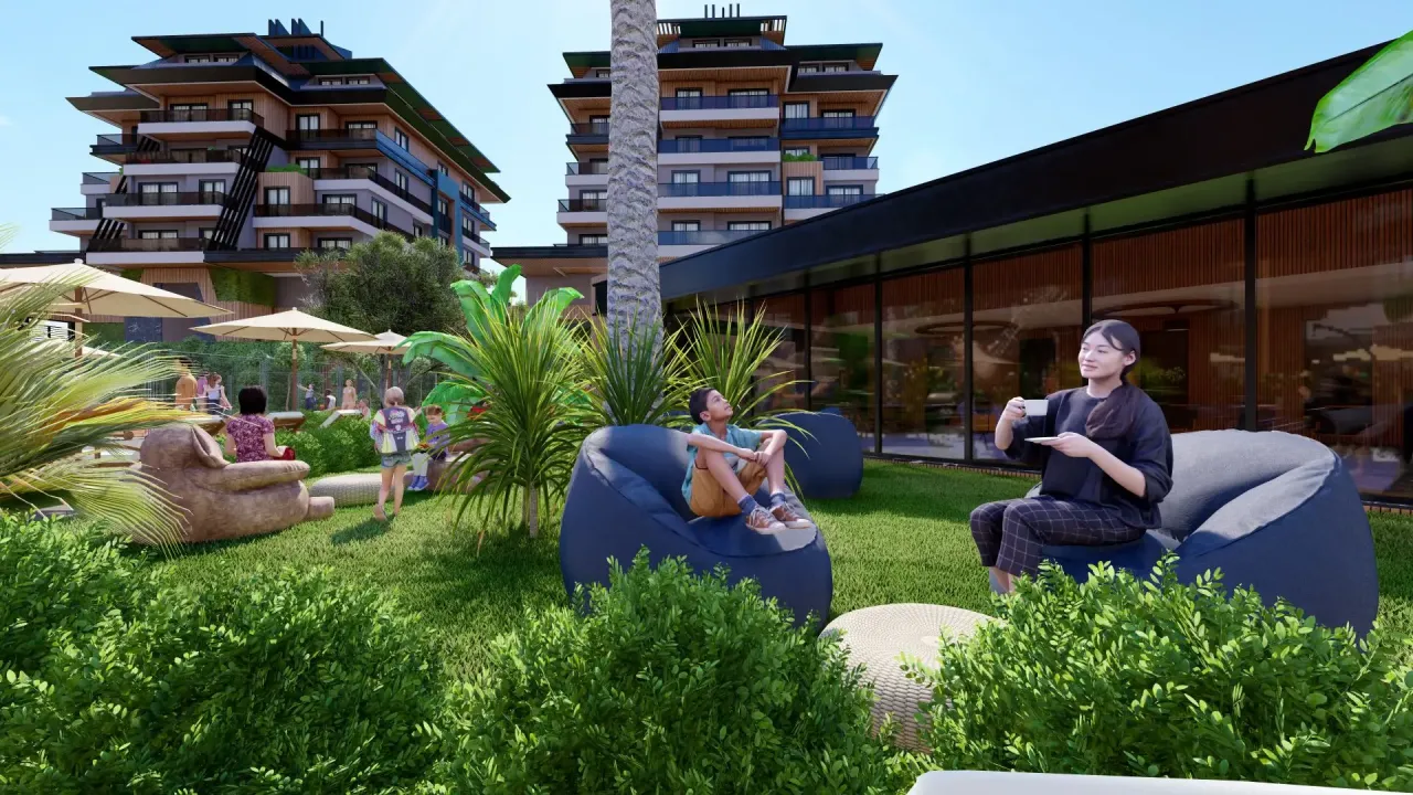 Appartamenti a Alanya, Turchia, 58 m² - foto 2