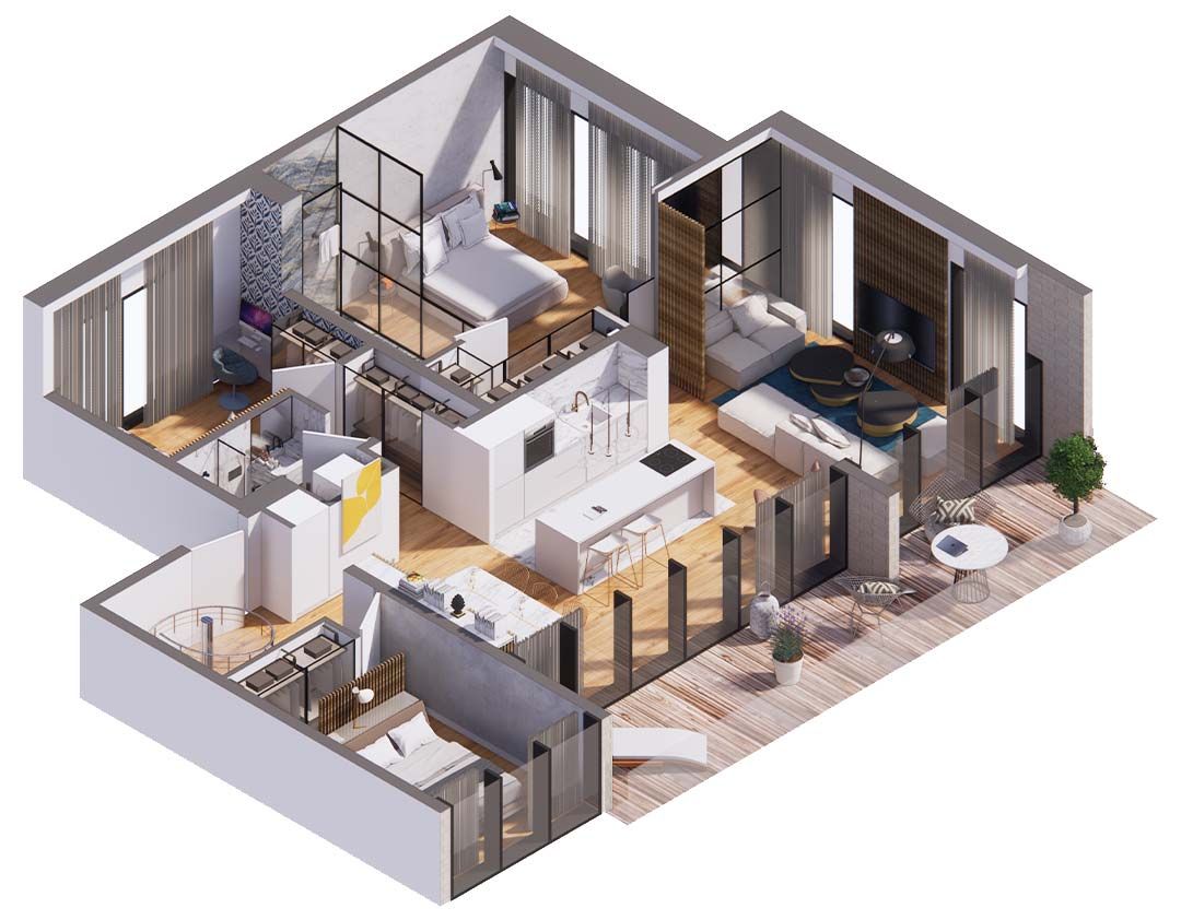 Ático en Budva, Montenegro, 264 m² - imagen 18