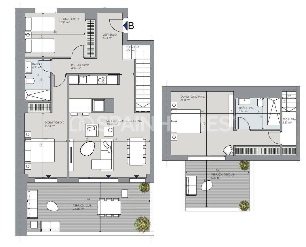 Penthouse à Benalmadena, Espagne, 121 m² - image 13