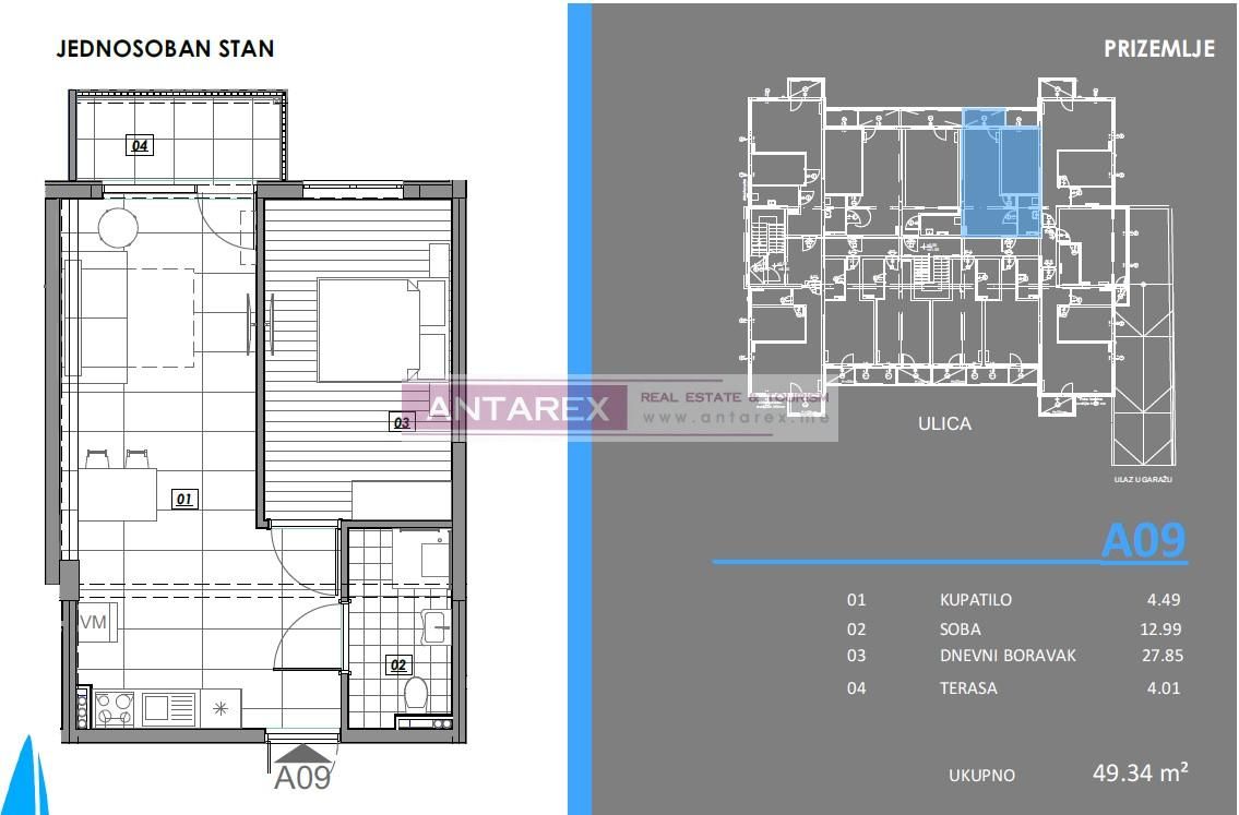 Apartment in Radanovici, Montenegro, 49.3 m² - picture 5