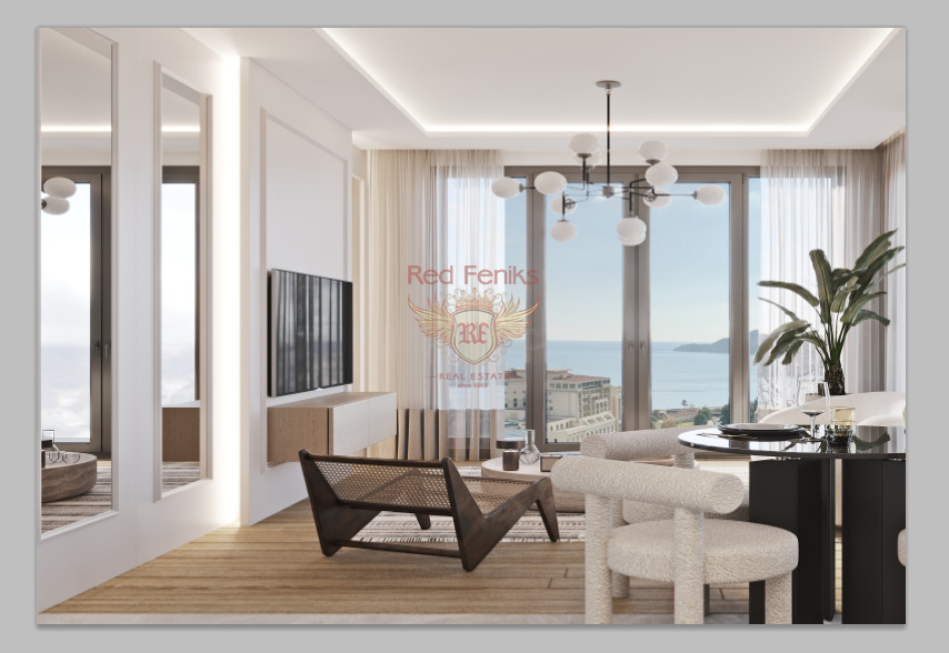Piso en Budva, Montenegro, 92 m² - imagen 1