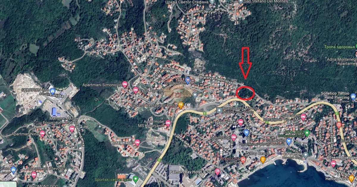 Terrain à Herceg-Novi, Monténégro, 1 550 m² - image 1