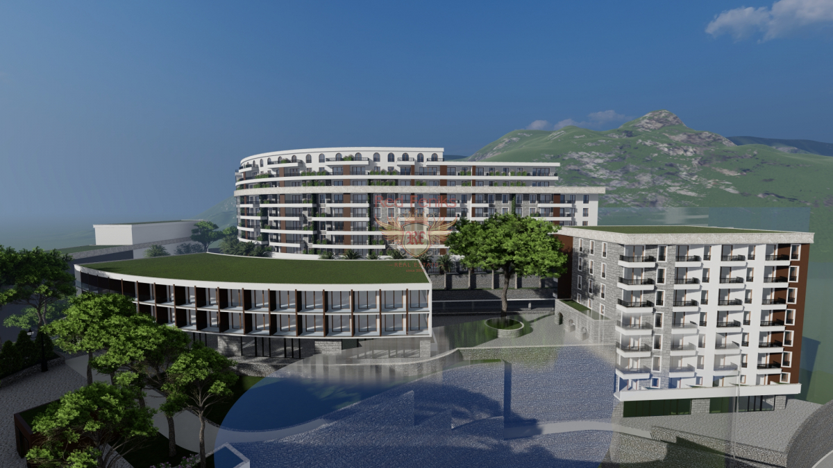 Wohnung in Budva, Montenegro, 56 m² - Foto 1