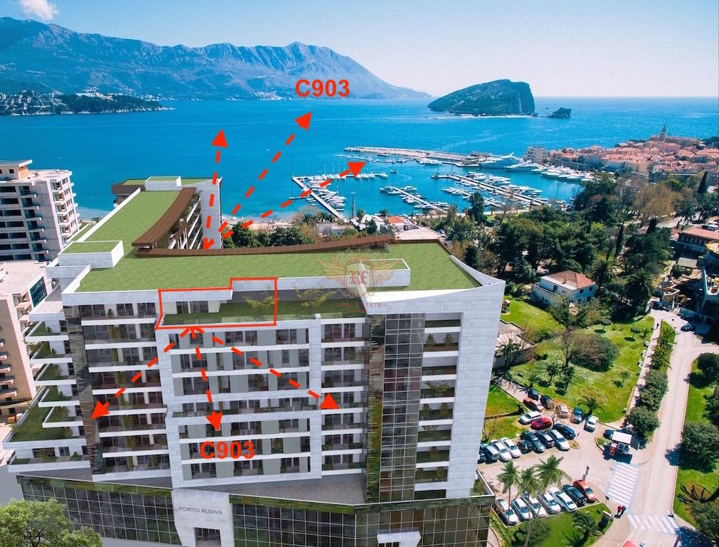 Piso en Budva, Montenegro, 202 m² - imagen 1