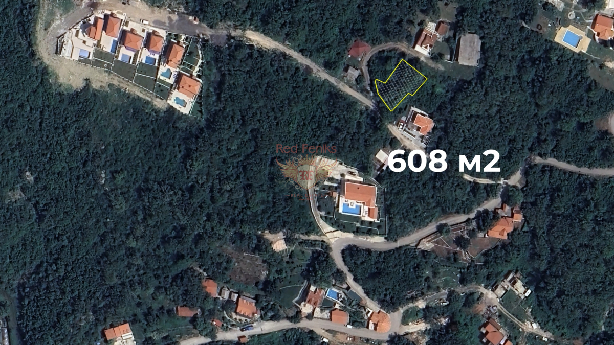 Terrain à Budva, Monténégro, 608 m² - image 1