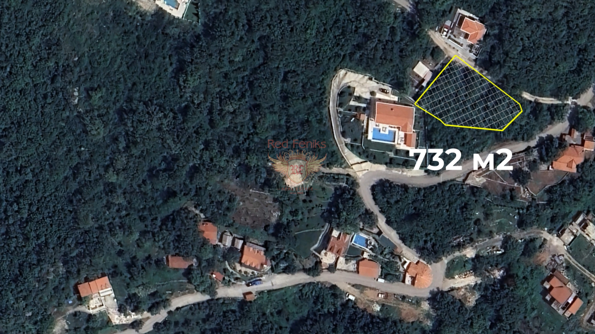 Terreno a Budva, Montenegro, 732 m2 - foto 2