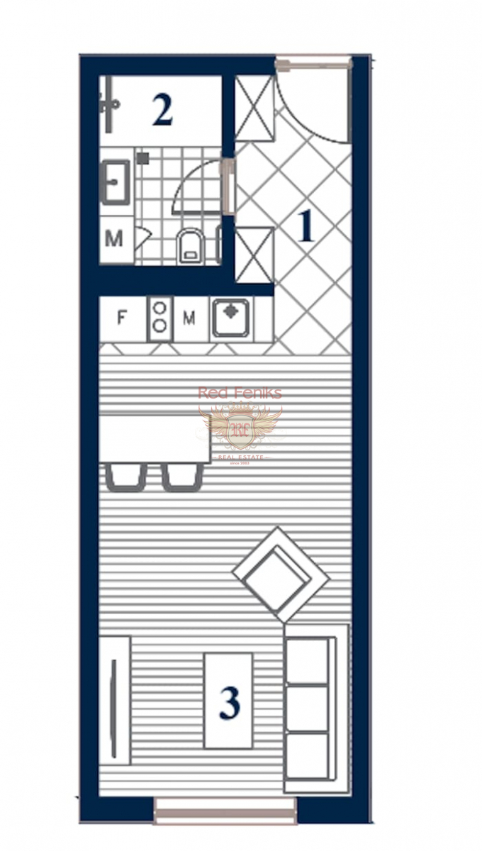 Wohnung in Kotor, Montenegro, 38 m² - Foto 6