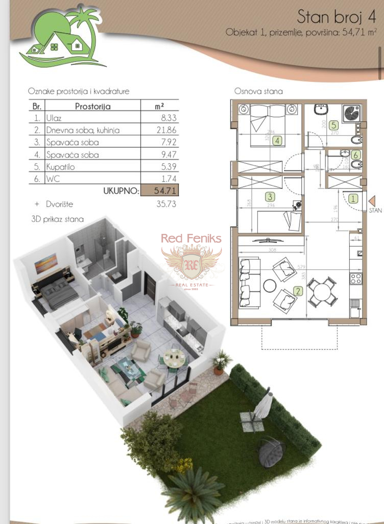 Appartamento a Kotor, Montenegro, 44 m² - foto 9