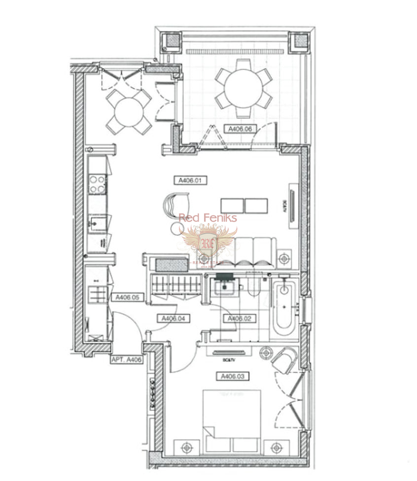 Appartamento a Tivat, Montenegro, 77 m² - foto 10