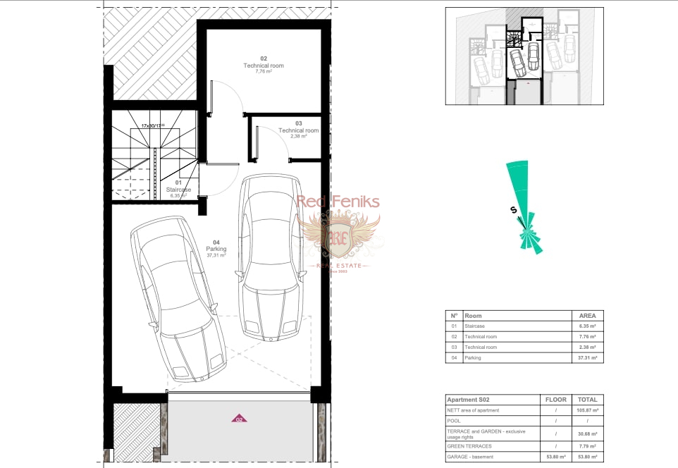 Haus in Tivat, Montenegro, 101 m² - Foto 13