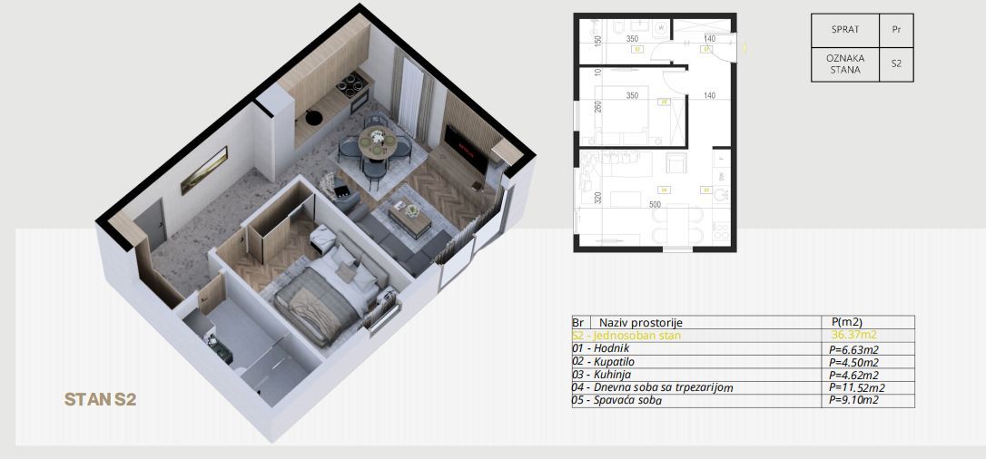 Apartamento en Budva, Montenegro, 51.86 m² - imagen 9