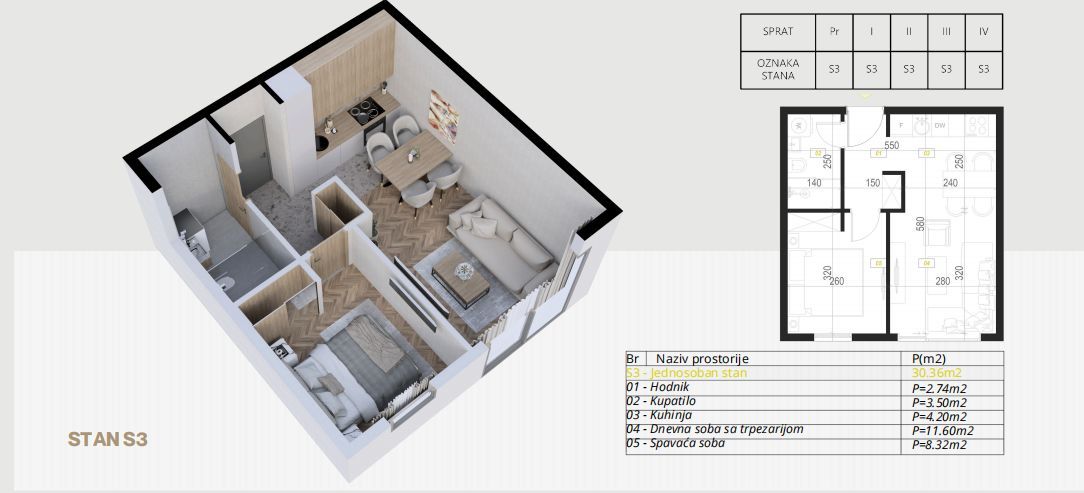 Apartamento en Budva, Montenegro, 51.86 m² - imagen 10