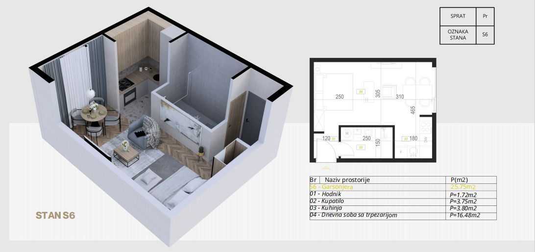 Apartamento en Budva, Montenegro, 51.86 m² - imagen 13