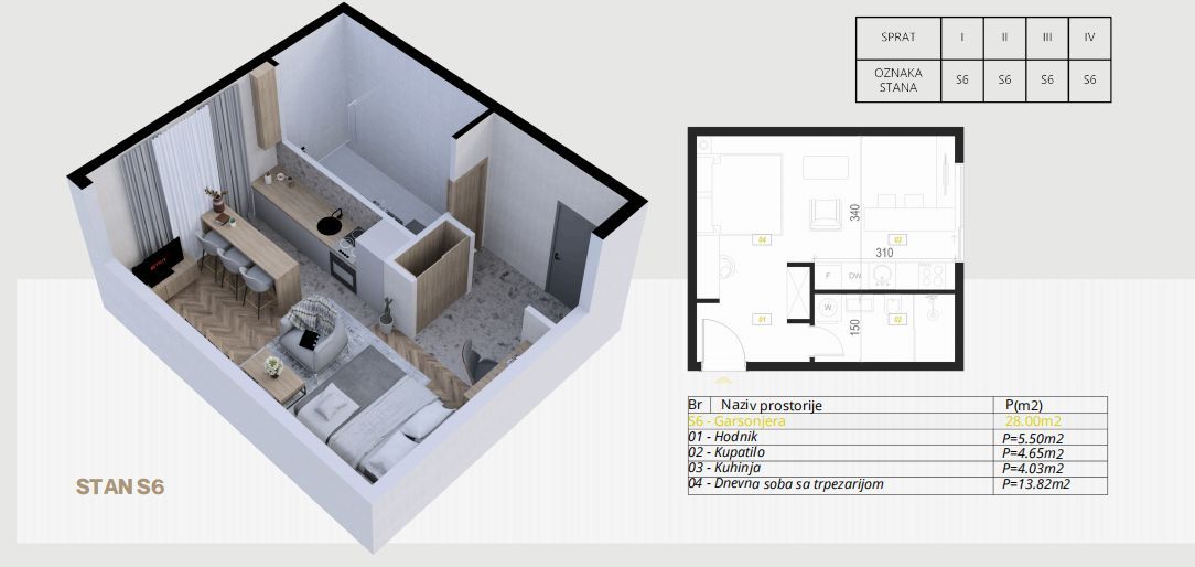 Apartamento en Budva, Montenegro, 51.86 m² - imagen 17