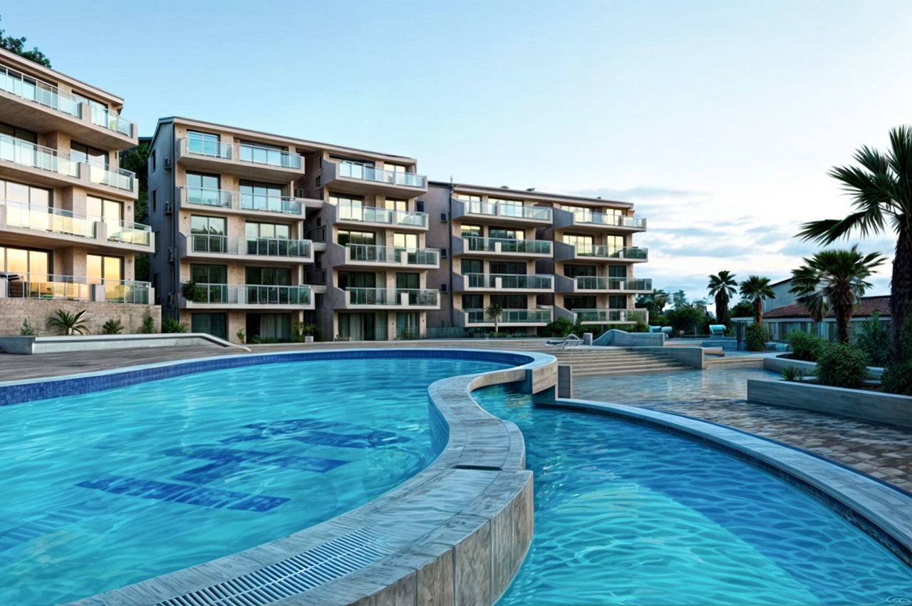 Apartment in Przno, Montenegro, 50 m² - Foto 1