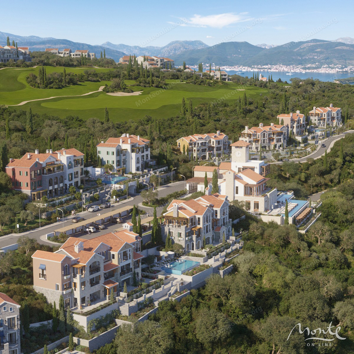 Appartamenti sulla penisola di Luštica, Montenegro, 54 m² - foto 2