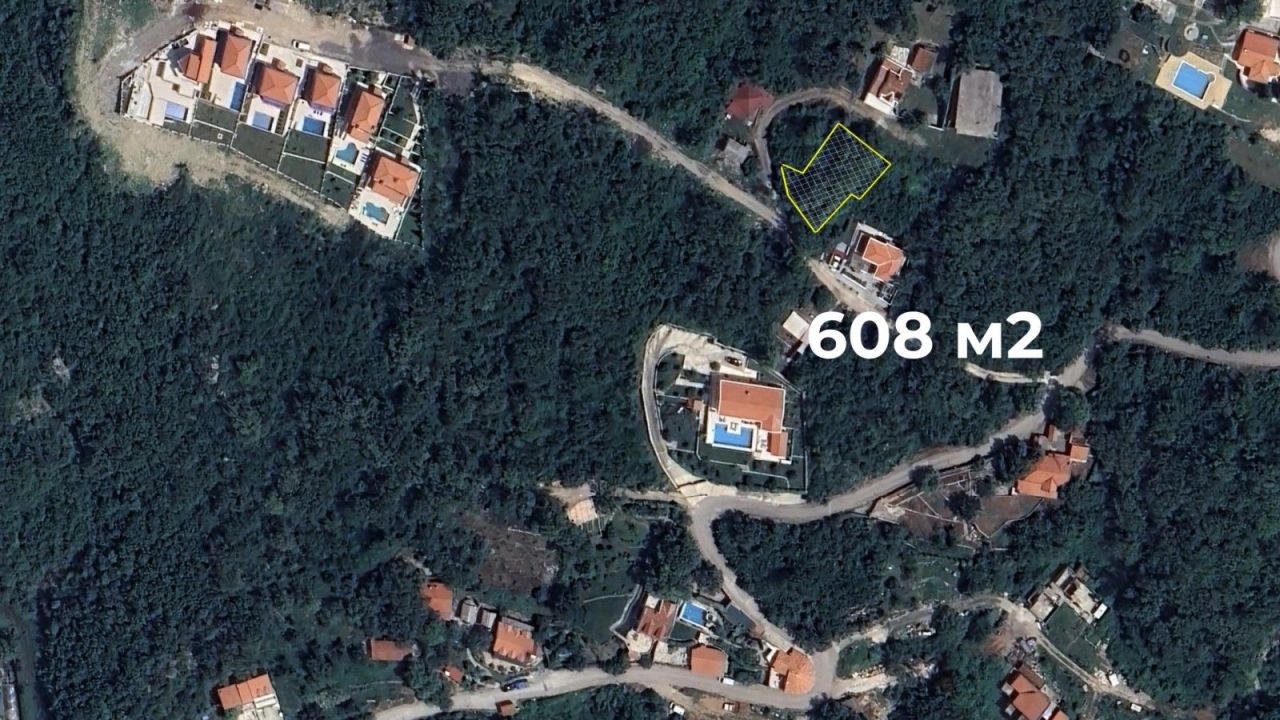 Land in Przno, Montenegro, 608 m² - picture 2