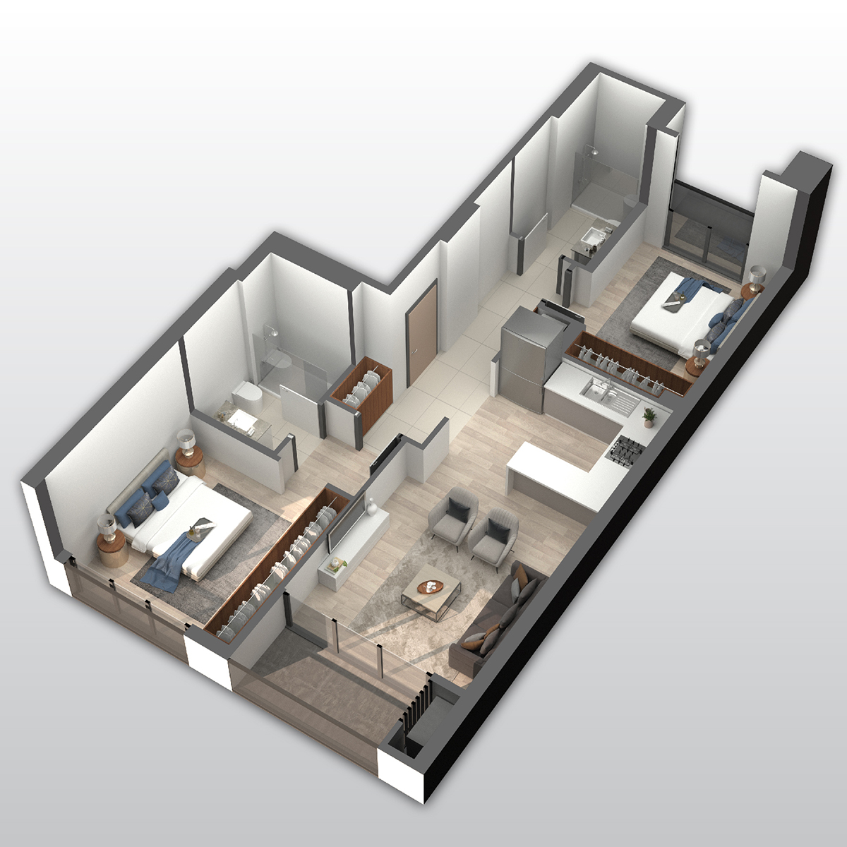 Apartamento en el Bar, Montenegro, 74 m² - imagen 7