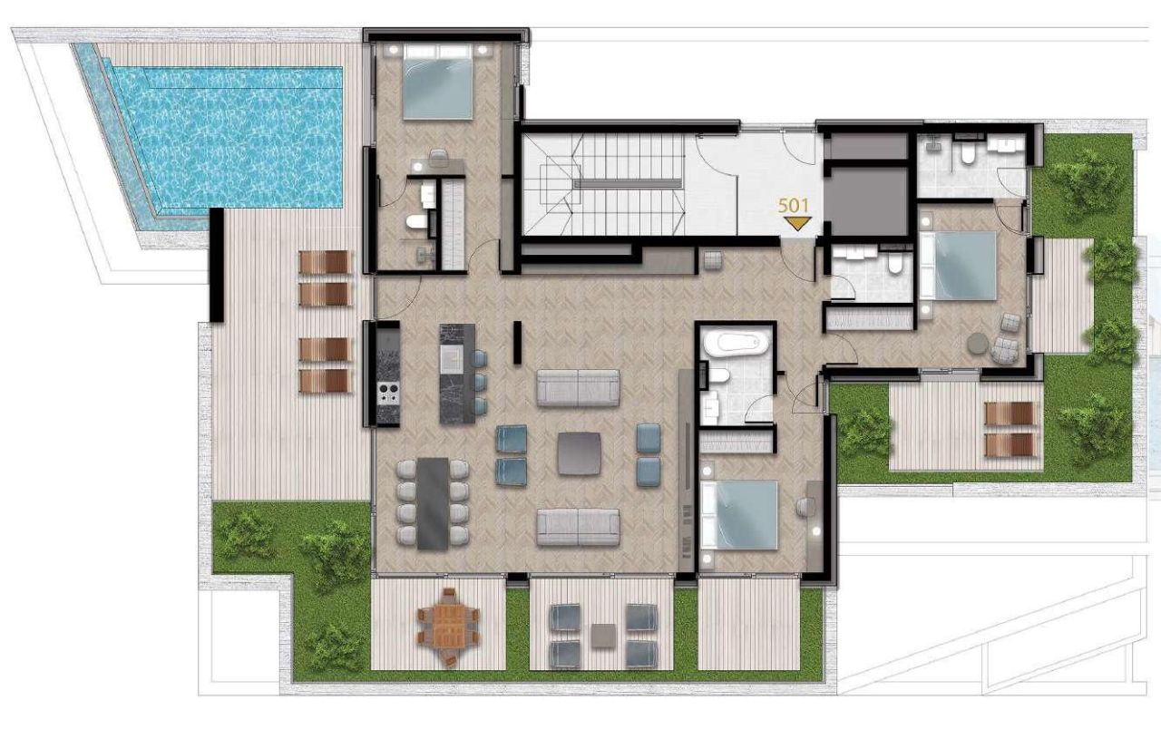 Appartement à Tivat, Monténégro, 95 m² - image 9