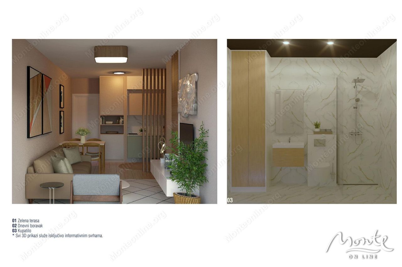 Appartement à Tivat, Monténégro, 63 m² - image 12