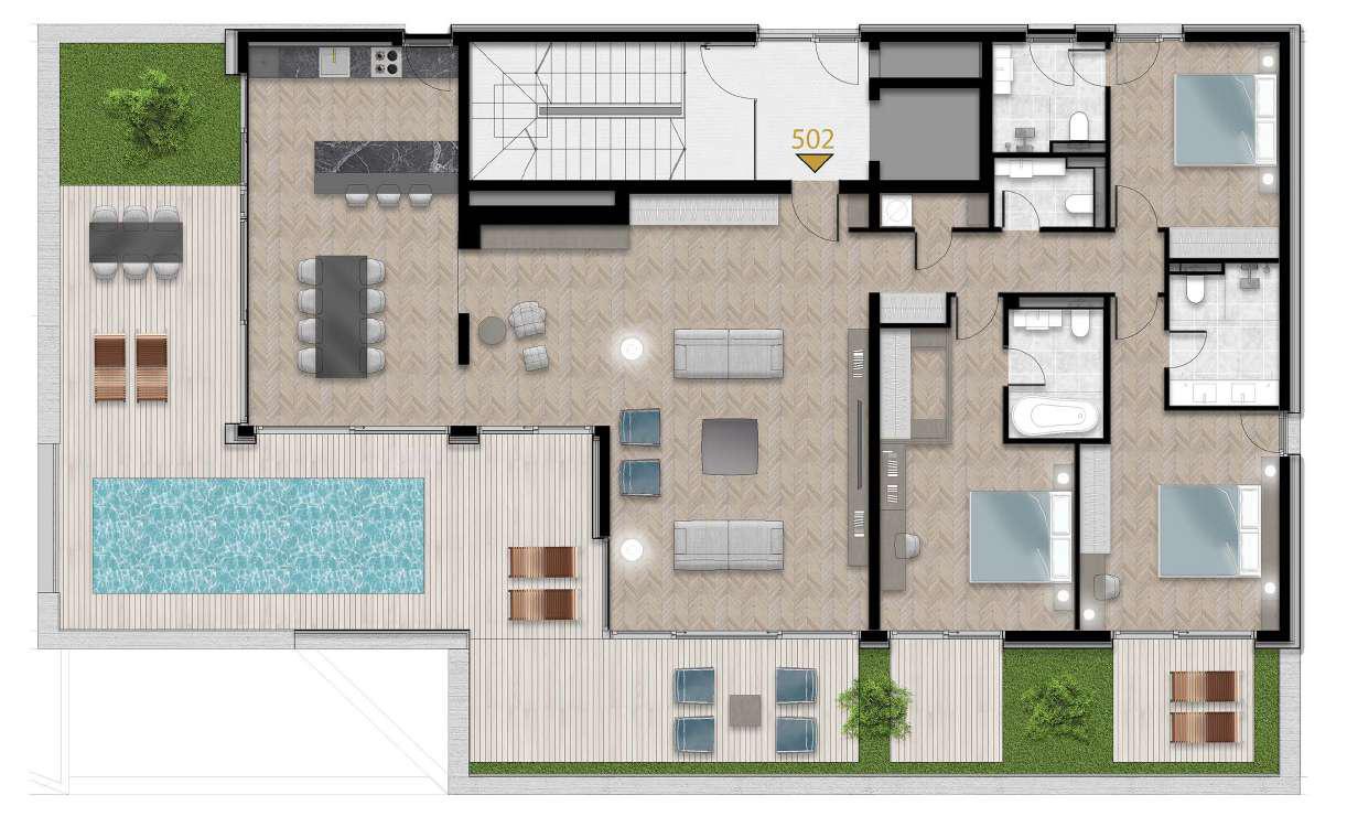 Apartment in Tivat, Montenegro, 65 m² - picture 12