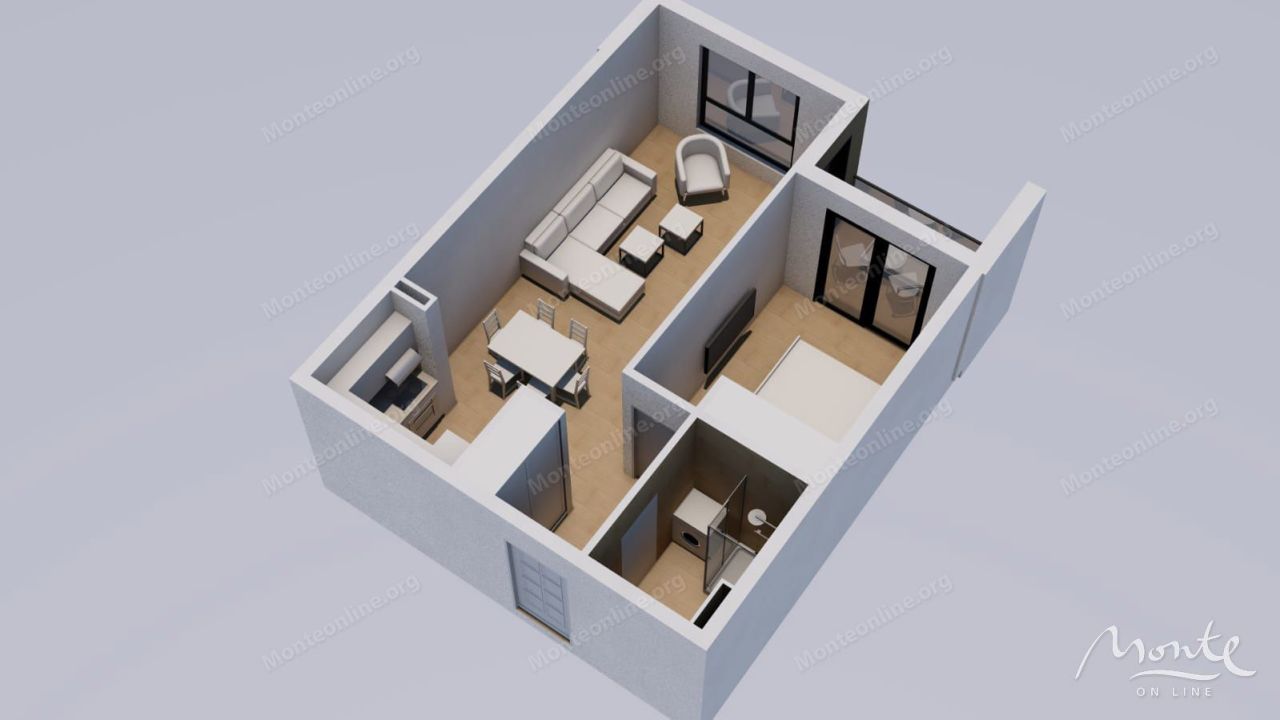 Apartment in Kavač, Montenegro, 47 m² - Foto 15