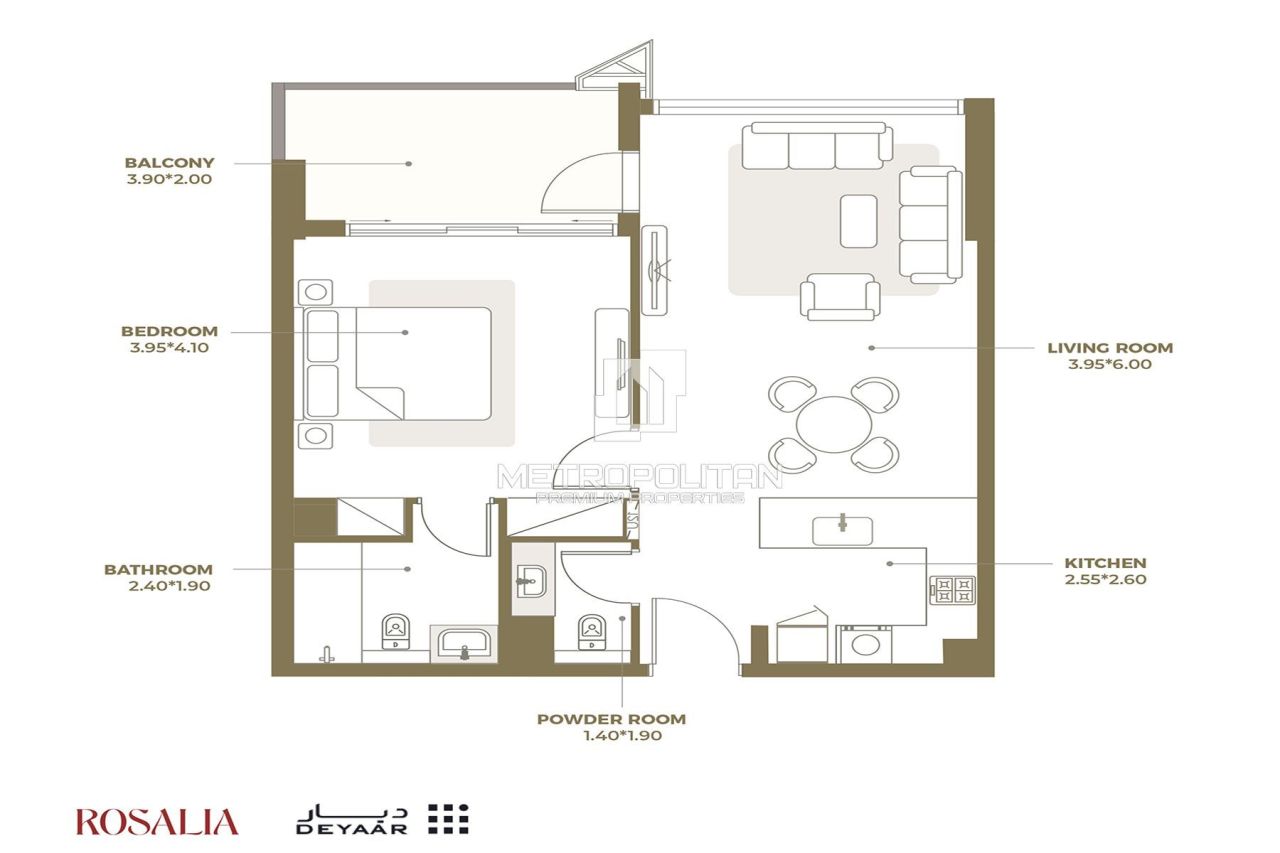 Apartamento en Dubái, EAU, 73 m² - imagen 12