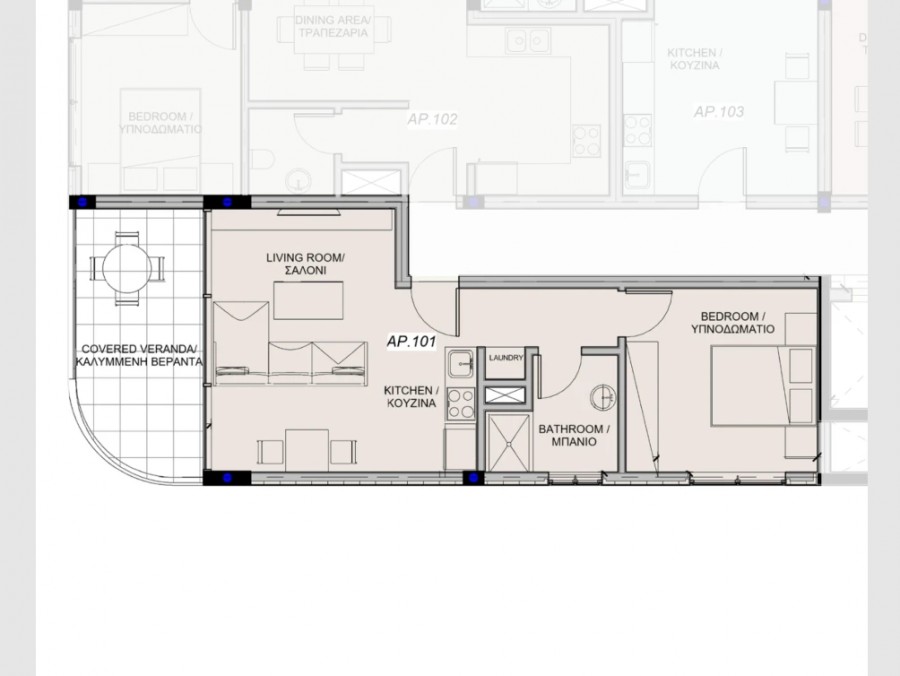 Apartment in Limassol, Cyprus, 60 m² - picture 8