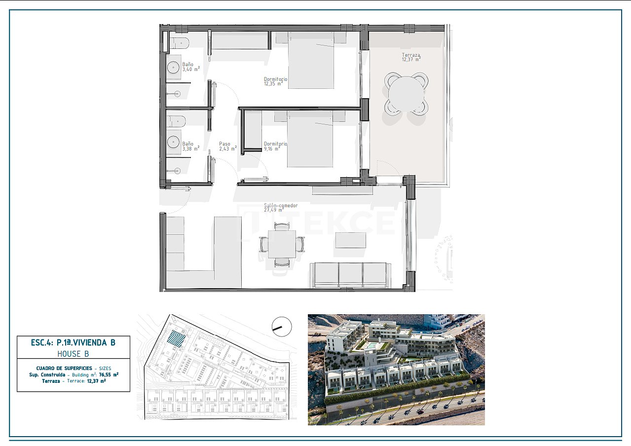 Penthouse in Aguilas, Spain, 78 m² - picture 16
