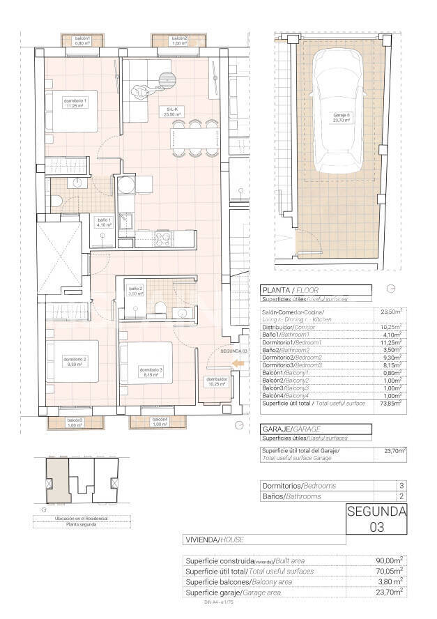 Apartment in El Fondó de les Neus, Spanien, 66 m² - Foto 2