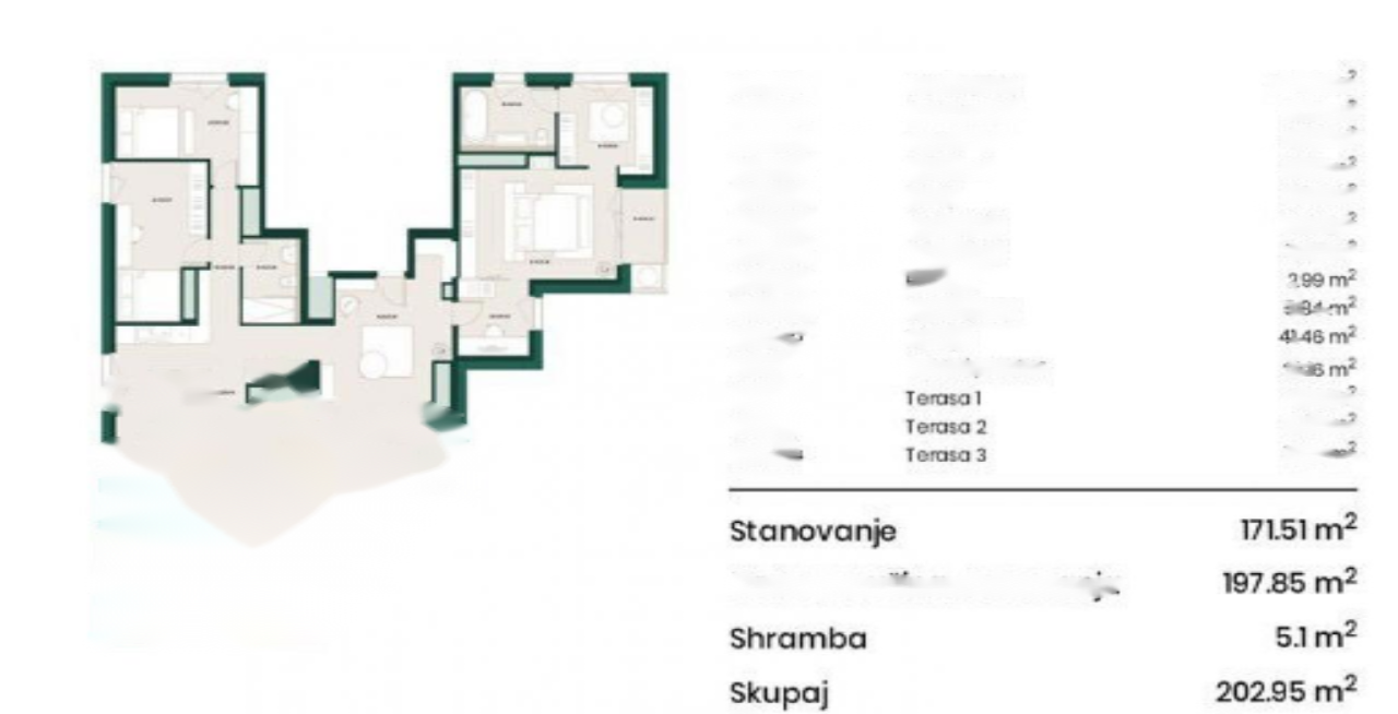 Appartement à Ljubljana, Slovénie, 198 m² - image 1