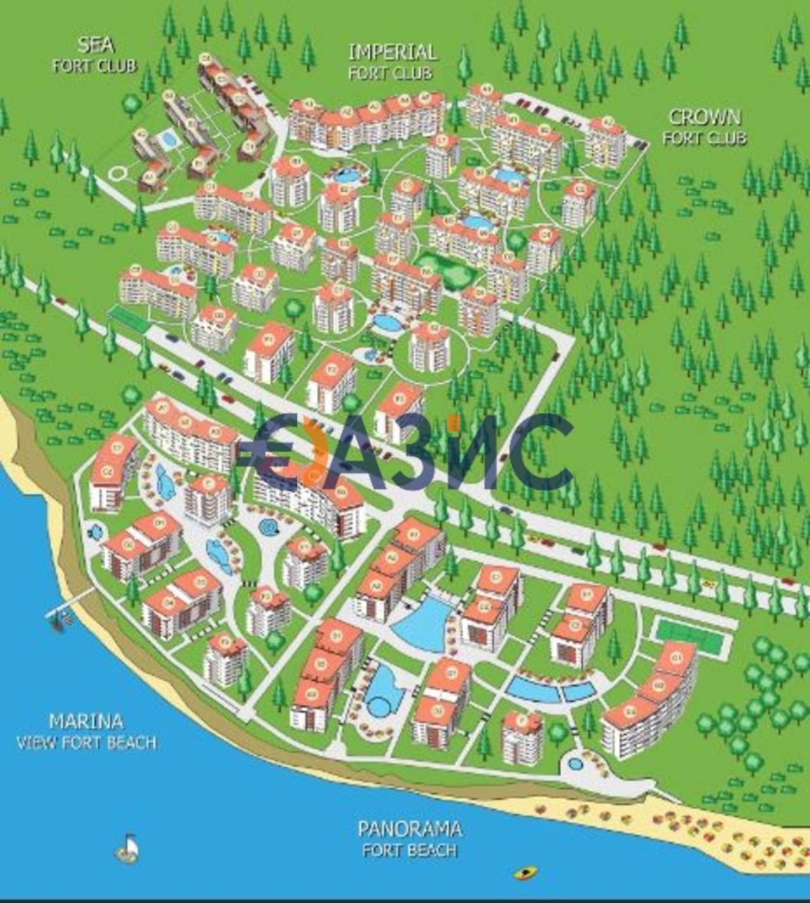 Apartment in Sveti Vlas, Bulgarien, 62 m² - Foto 15