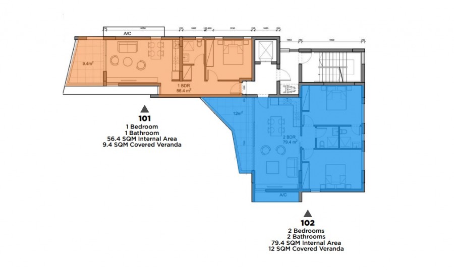 Appartamenti a Larnaca, Cipro, 65 m² - foto 5