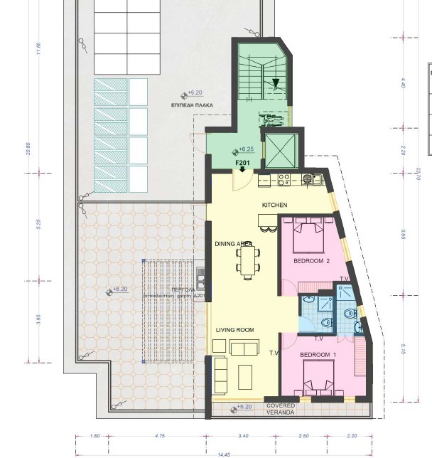 Ático en Lárnaca, Chipre, 87 m² - imagen 1