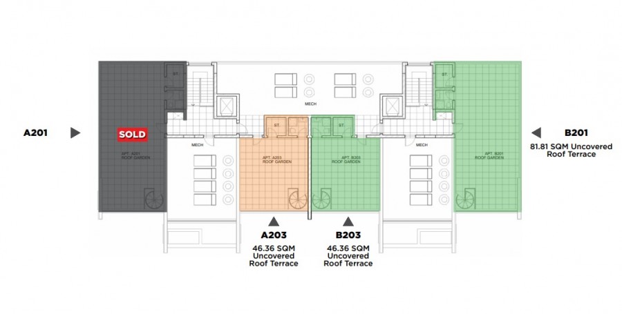 Penthouse in Larnaka, Zypern, 95 m² - Foto 14