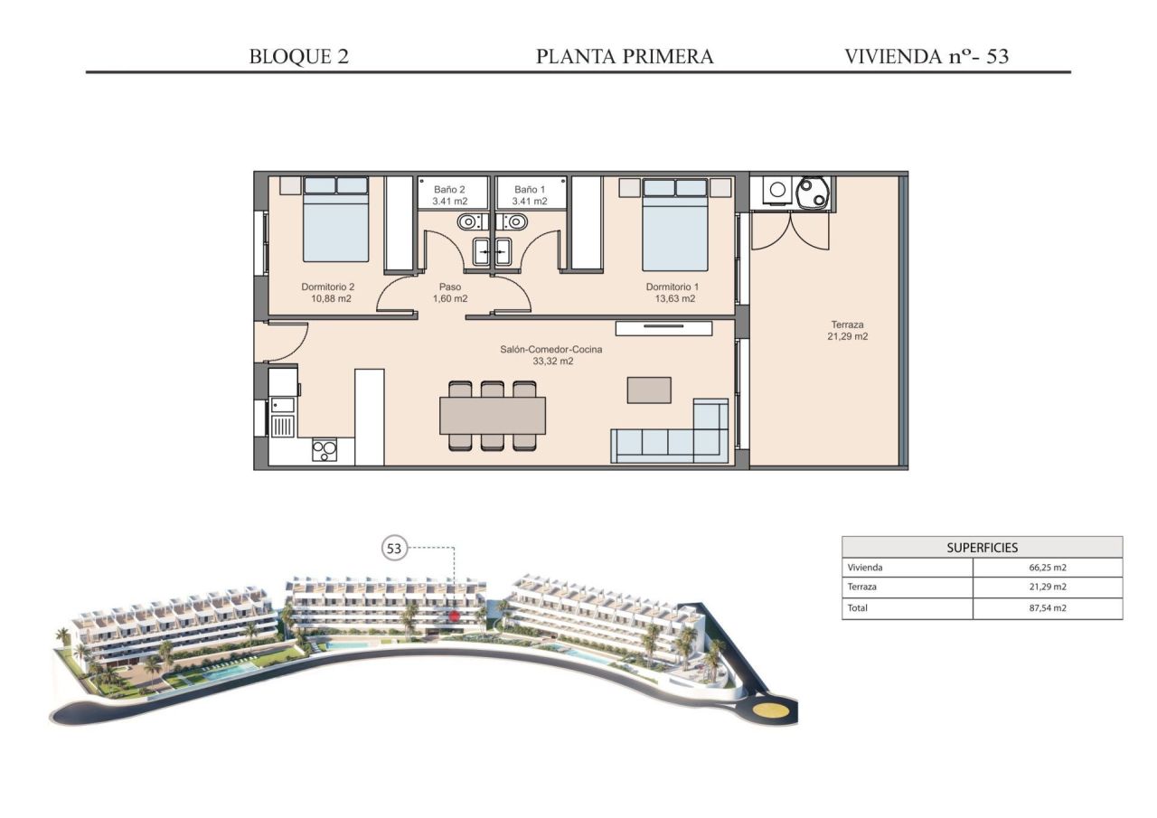 Appartement à Finestrat, Espagne, 66 m² - image 15