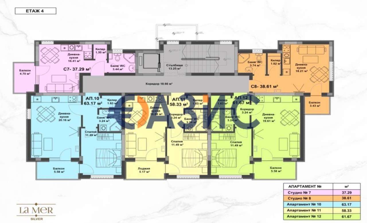 Apartment in Sonnenstrand, Bulgarien, 37.3 m² - Foto 16