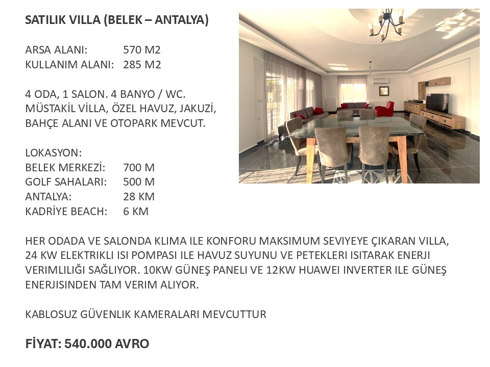 Villa in Belek, Turkey, 285 m² - picture 2