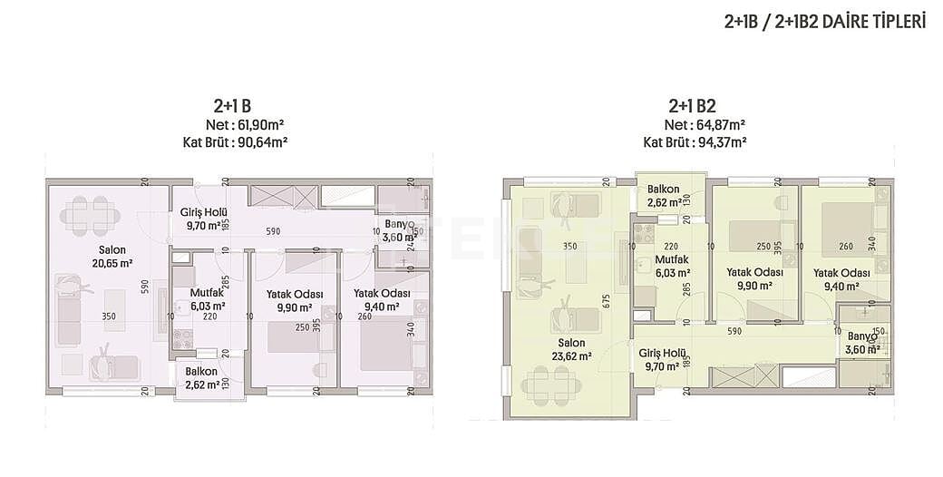 Apartment in Istanbul, Türkei, 60 m² - Foto 15
