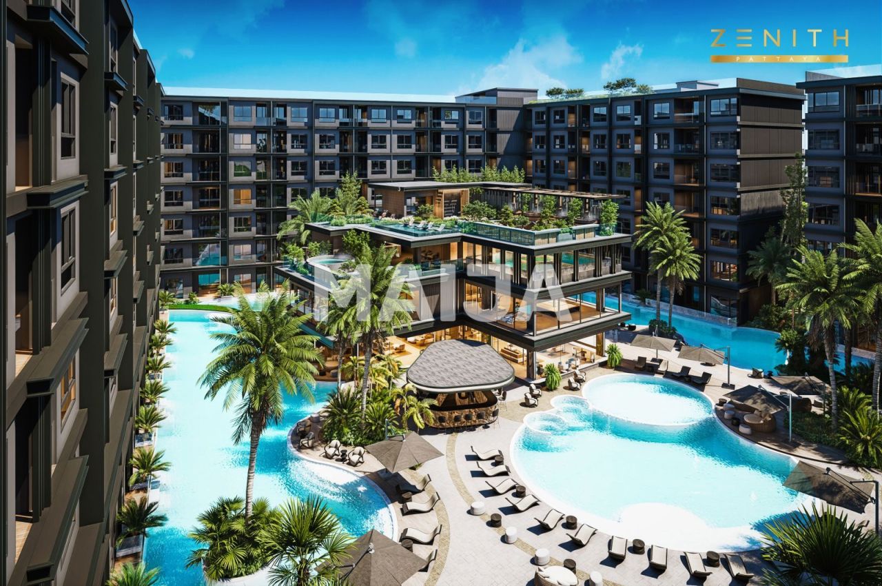 Appartamenti a Pattaya, Thailandia, 30 m² - foto 1
