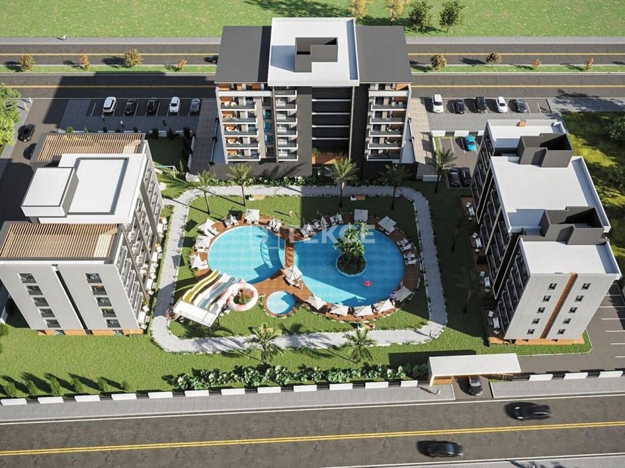 Appartamenti a Antalya, Turchia, 59 m² - foto 1
