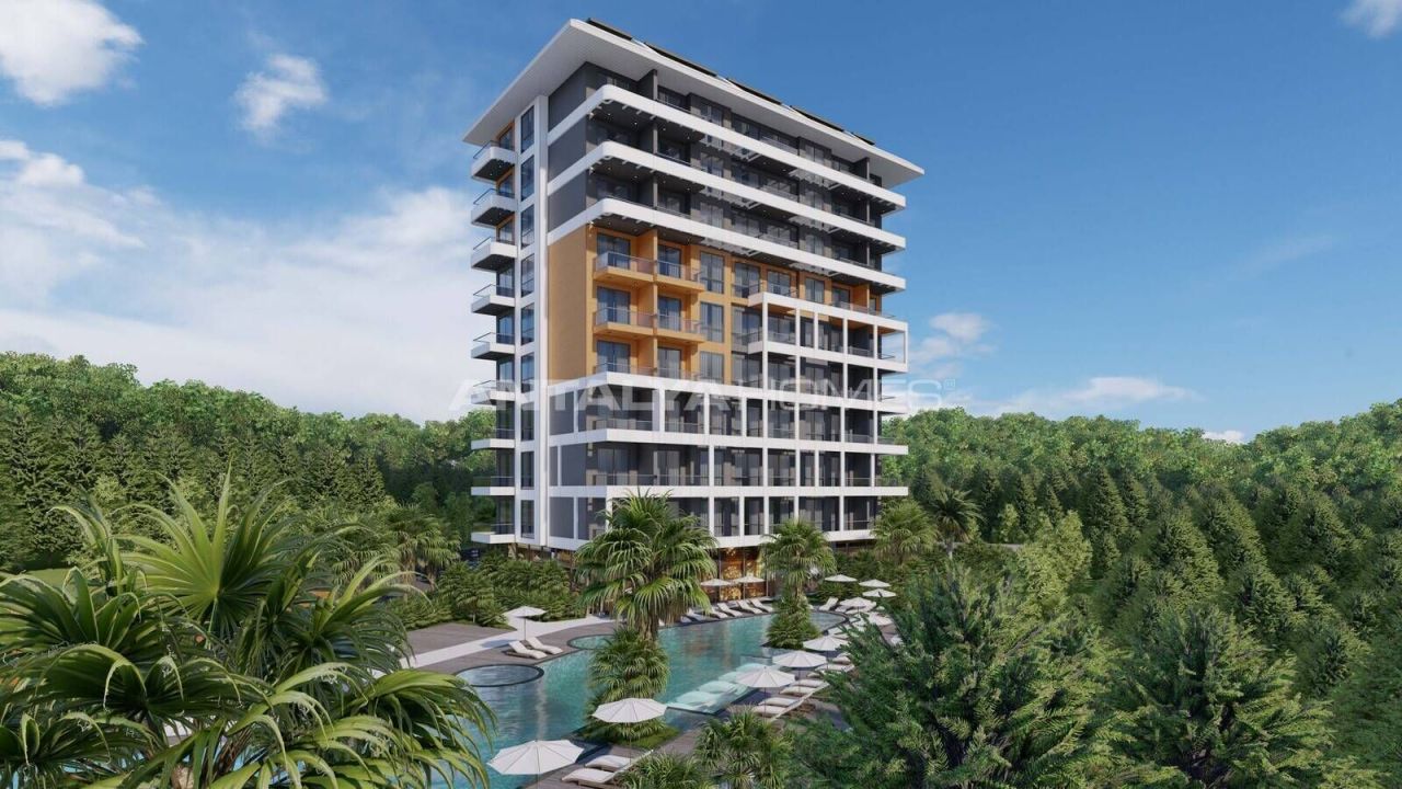 Apartamento en Alanya, Turquia, 62 m² - imagen 2