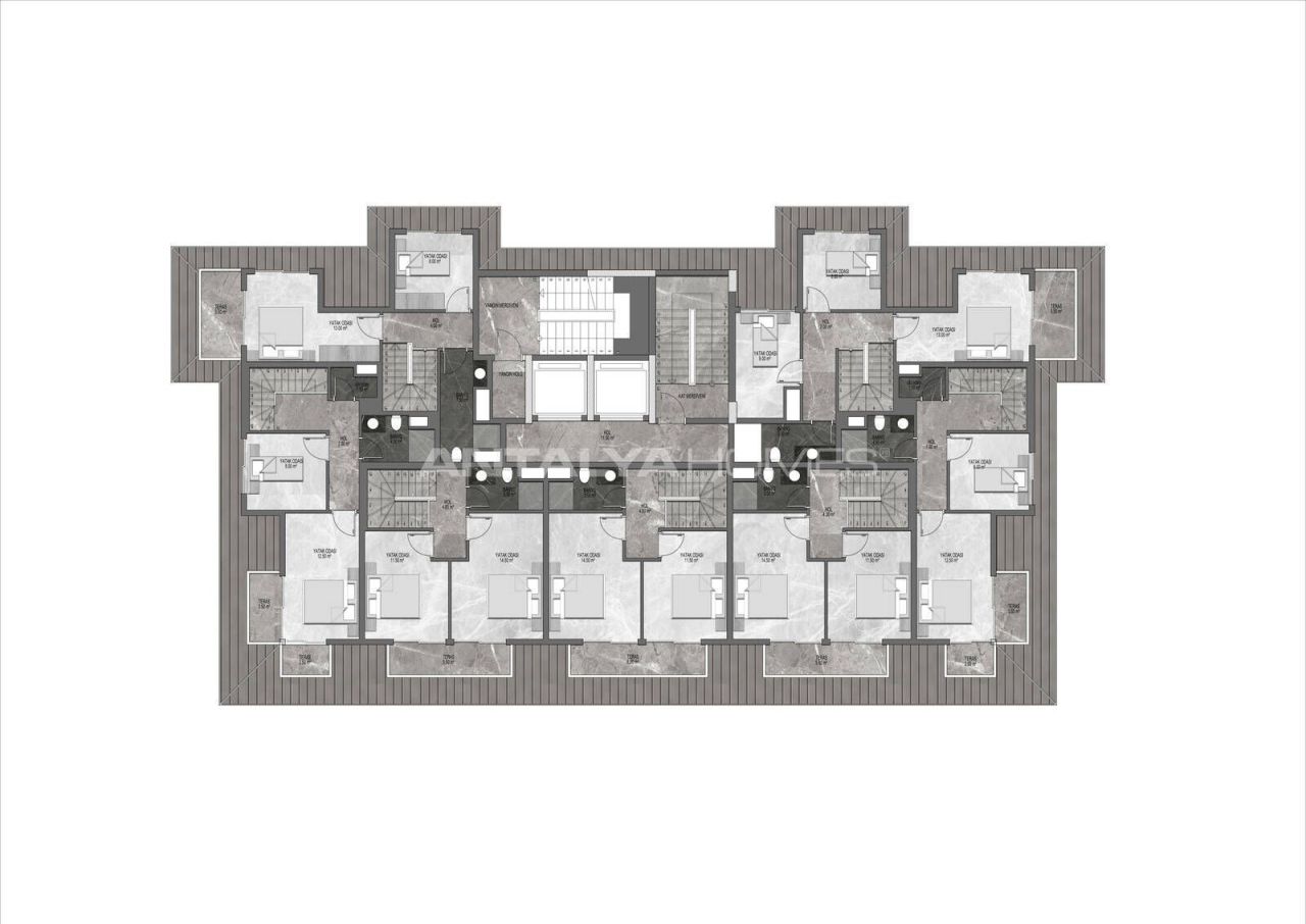 Apartamento en Alanya, Turquia, 62 m² - imagen 14
