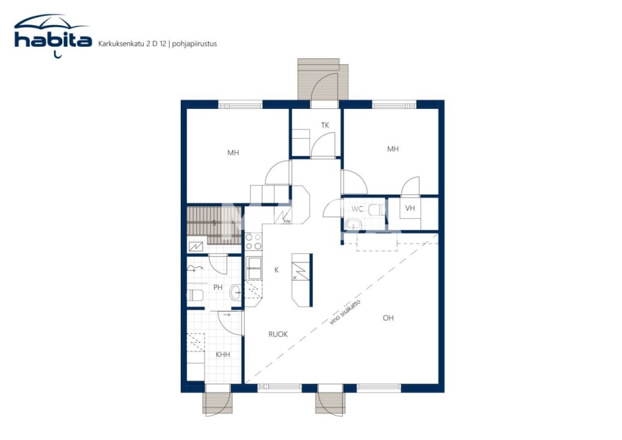Appartement Tornio, Finlande, 76 m² - image 2