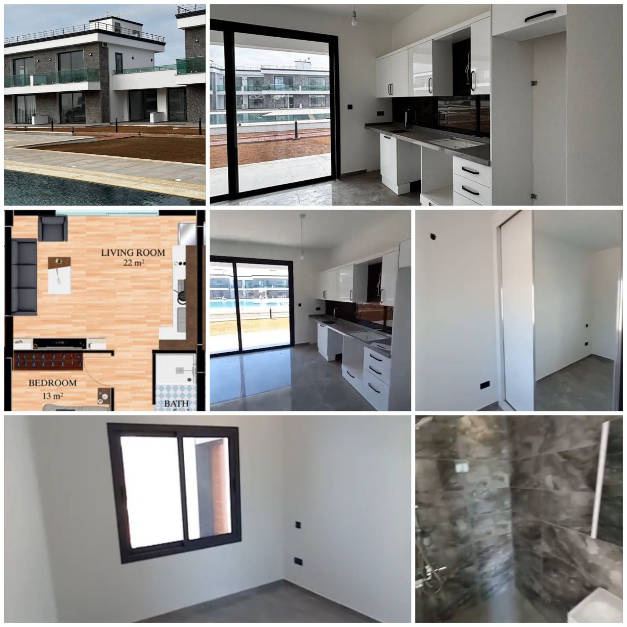 Appartamenti a Kyrenia, Cipro, 58 m² - foto 3