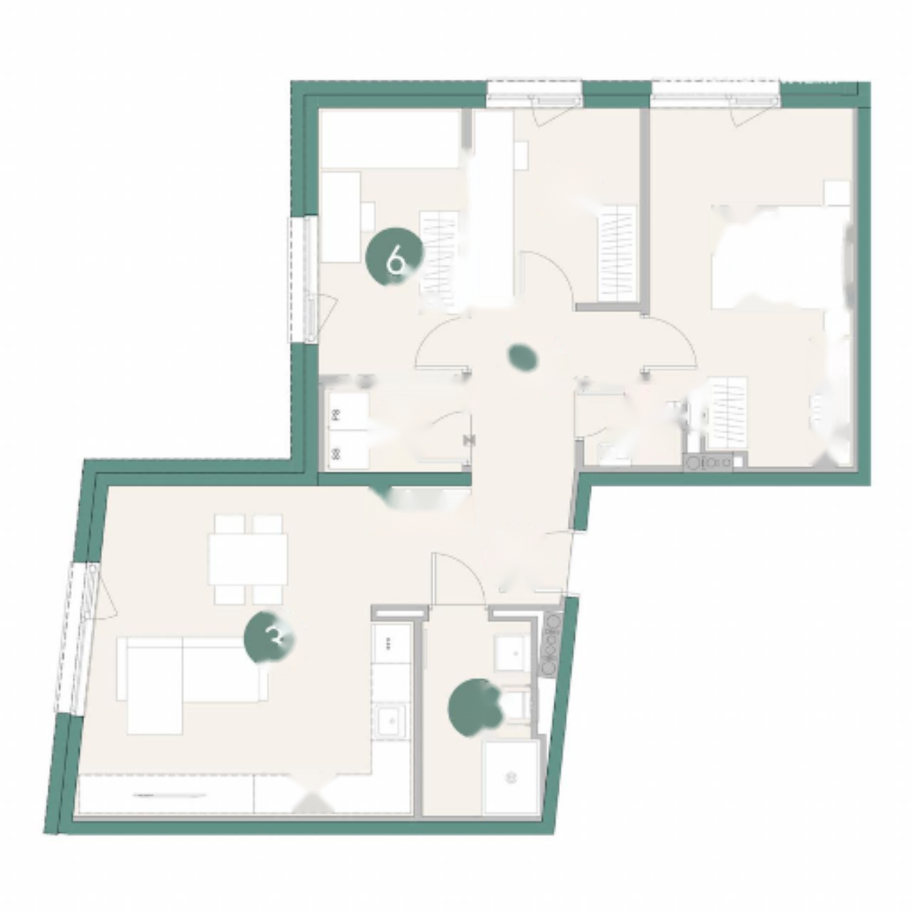Appartement à Ljubljana, Slovénie, 82 m² - image 1