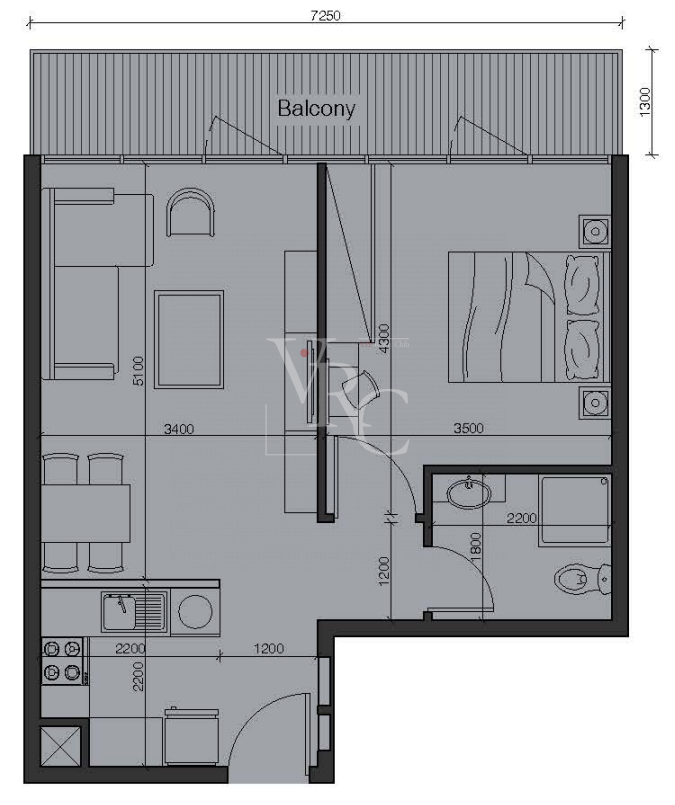 Appartamento a Abu Dhabi, EAU, 46 m² - foto 11